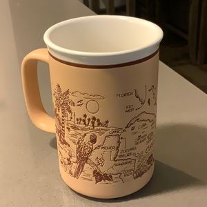 Caribbean Islands Map Souvenir Coffee Mug - 12 oz.